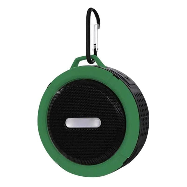 Mini altavoz portátil impermeable inalámbrico con mosquetón y ventosa