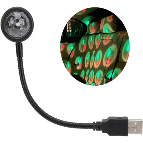 Mini globo bola de luz led Rgb con usb para fiesta flexible