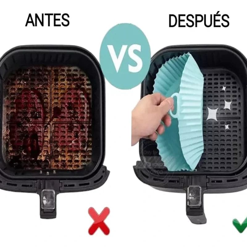 Molde air fryer en silicona