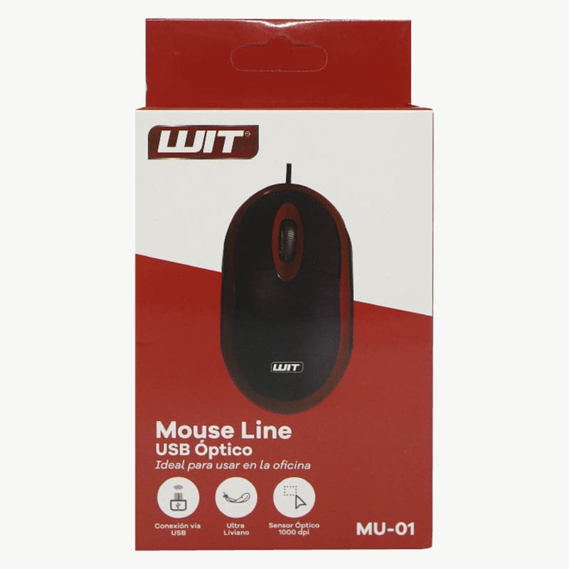 Mouse Alambrico WIT MU-01