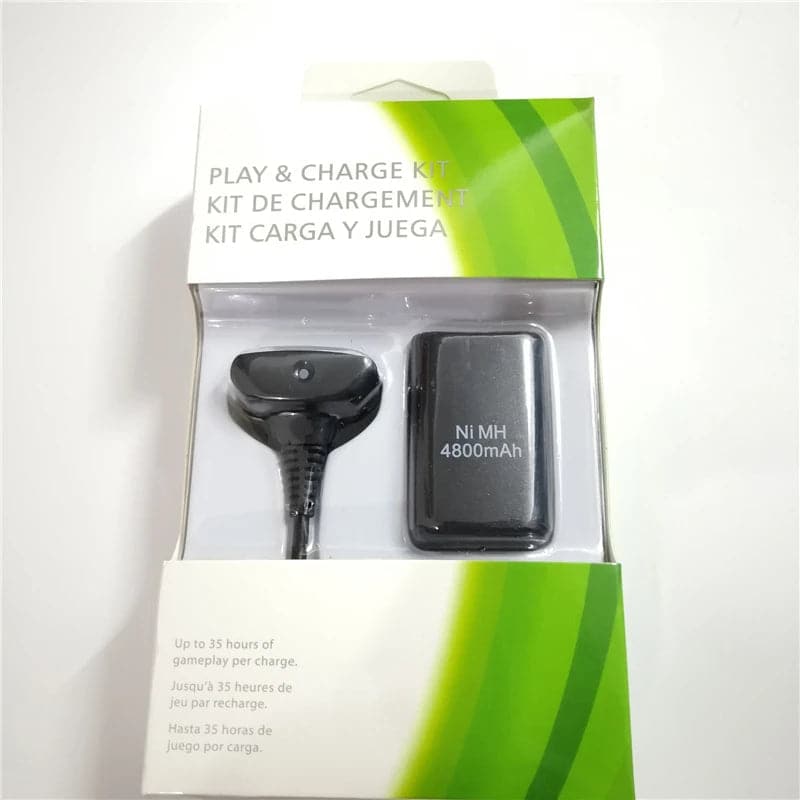 Kit de Juega y Carga para XBOX 360 de 4800mAh