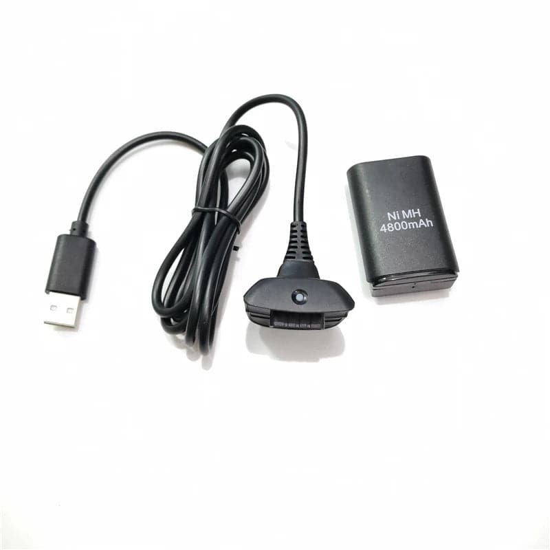 Kit de Juega y Carga para XBOX 360 de 4800mAh