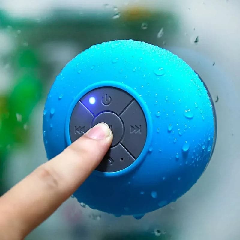 Parlante bluetooth resistente al agua para baño