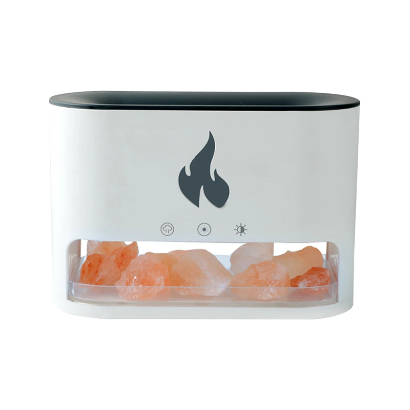 Difusor de Aroma con Sal del Himalaya y Humidificador con 7 Colores LED