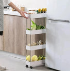 Estante con ruedas 4 niveles