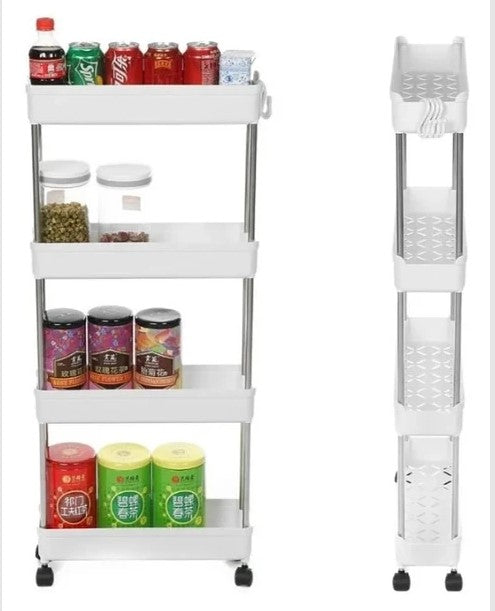 Estante con ruedas 4 niveles