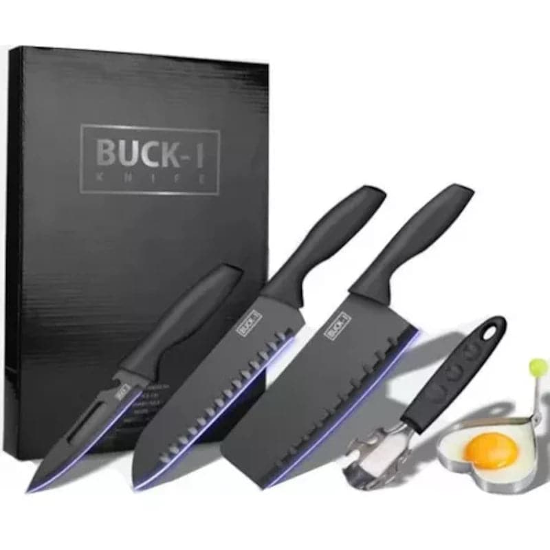 Set de cuchillos 5 piezas marca Buck-I