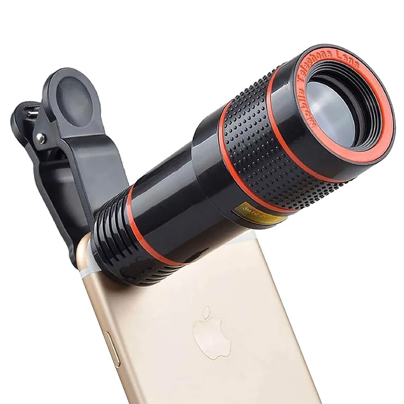 Lente de Telescopio de Camara con Zoom Optico 12X para Celular