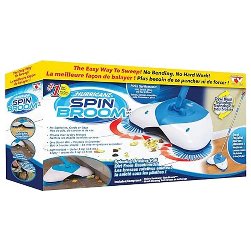 Escoba Aspiradora Hurricane Spin Broom Recargable