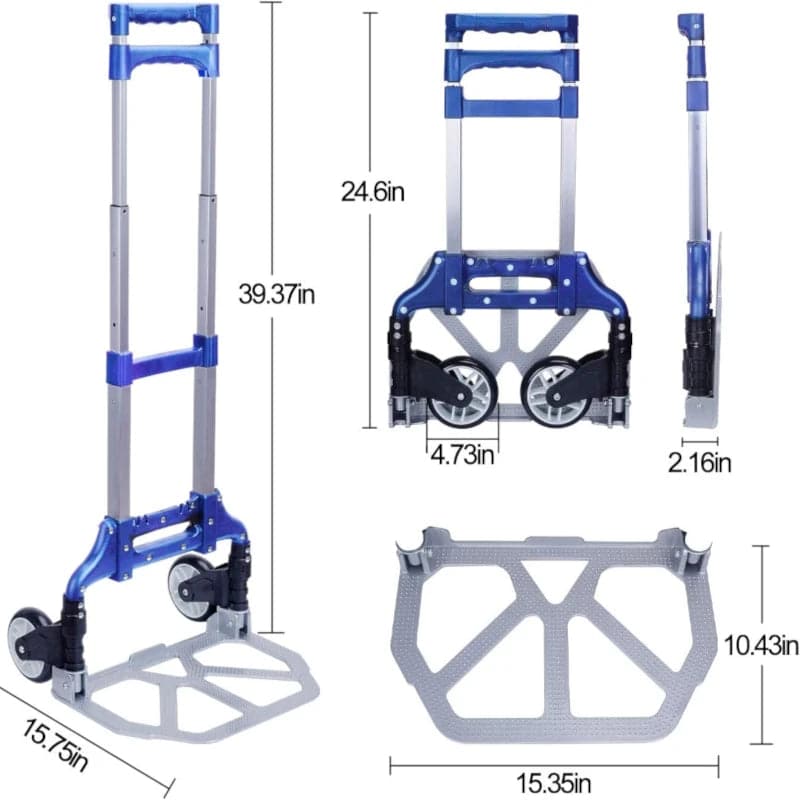 Carretilla plegable de aluminio