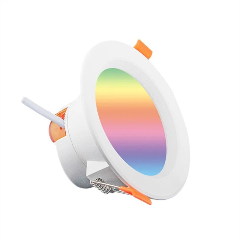 Lampara Empotrable LED RGB de 10 Watts Marca Tuya