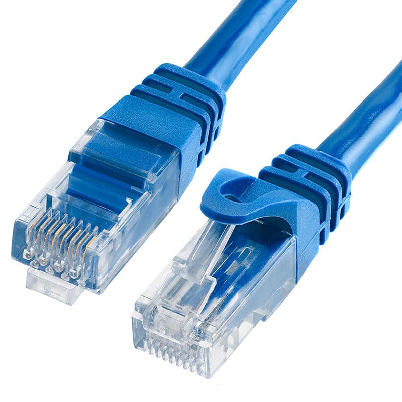 Cable de Red LAN UTP Cat5 con Conector RJ45 20 Metros