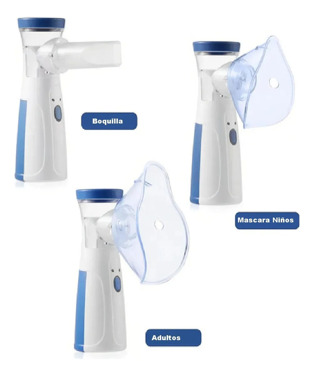 Nebulizador Vaporizador Portatil Mesh Asma Inhalador Terapia