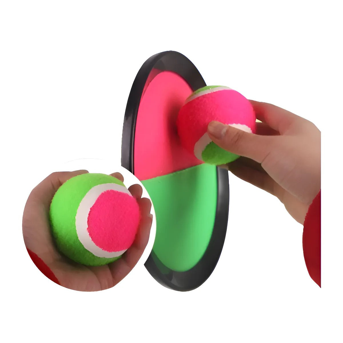 Juego De Pelota Con Raqueta Para Niños Velcro