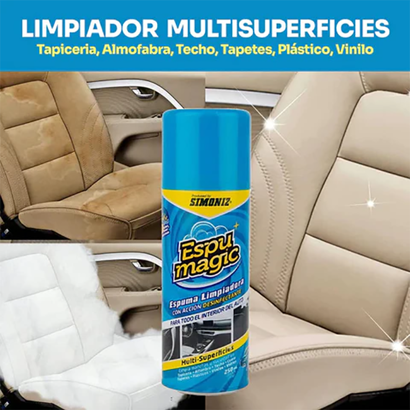 Limpiador Multiuso de Tapiceria Espumagic Simoniz 650ml