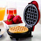 Mini Wafflera Eléctrica Desayunos Rápidos y Deliciosos