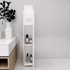 Estante De Baño Organizador 3 Compartimientos Blanco