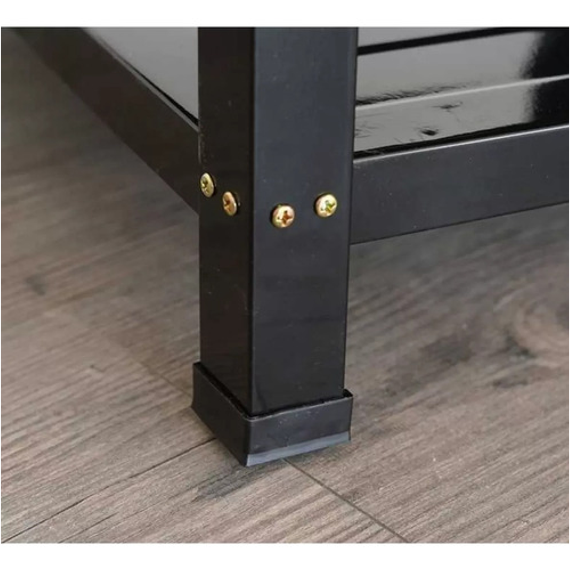 Cocina Encimera A Gas 4 Quemadores Con Repisas Color Negro