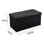 Banqueta Baul Puff Baul Negro 76x38 Organizador Puff Sillon Pie De Cama Baul Organizador