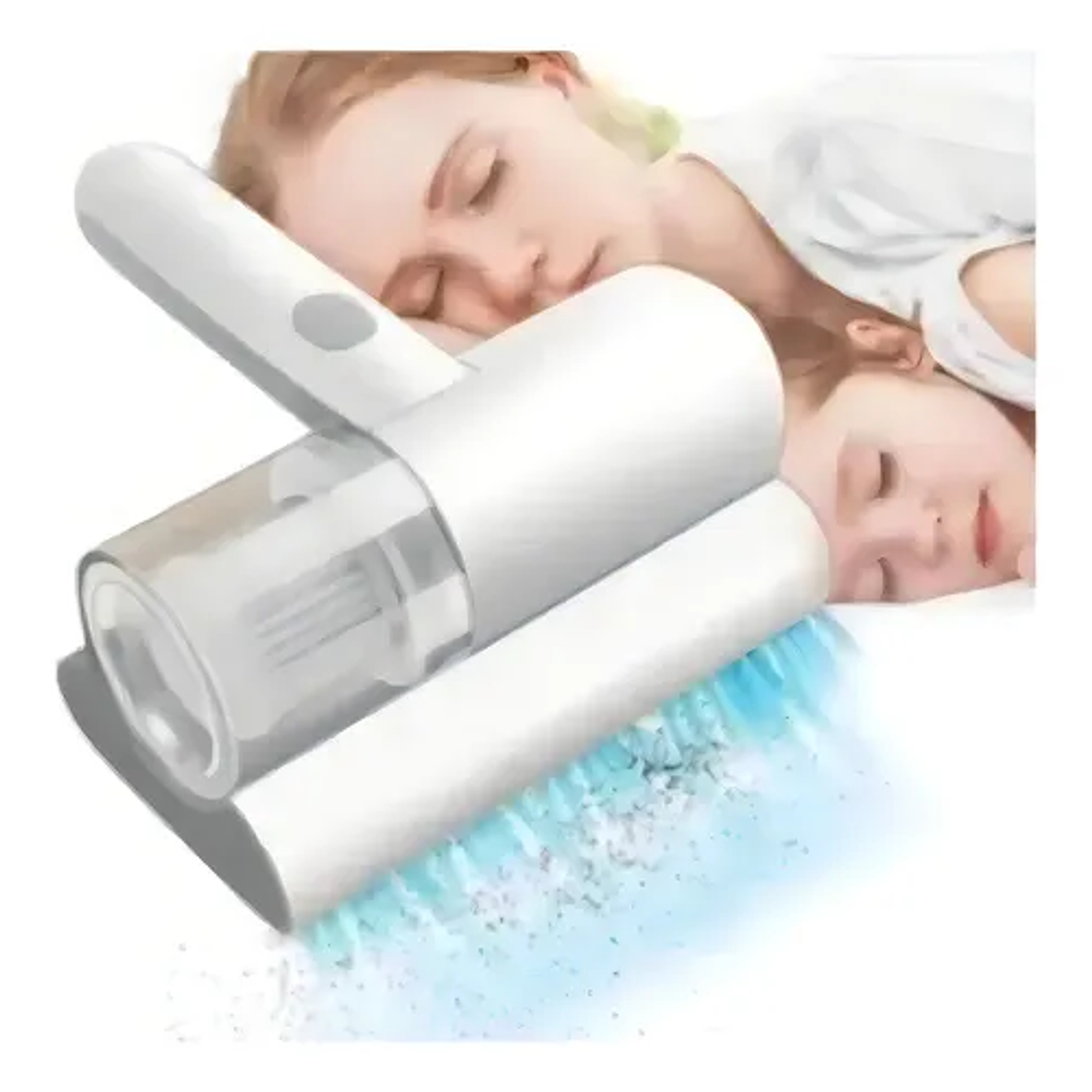 Aspiradora Inalámbrica Anti Acaros De mano Inalámbrica Blanca