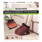 Bota Calefactor Calienta Masaje Pies Cuello Espalda Abdomen