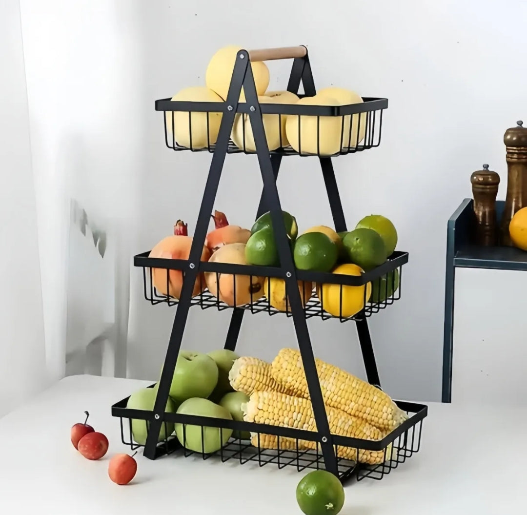 Cesta Organizadora Frutero 3 Niveles