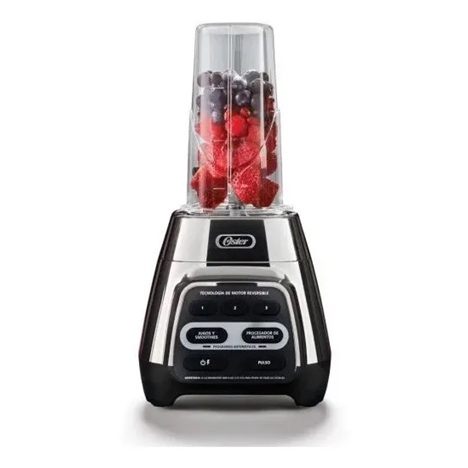 Licuadora Oster Reversible Vaso Blendngo Blstpyg1310rbg Plateado