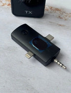 Micrófono Inalambrico Solapa  Reducción De Ruido Negro