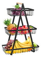 Cesta Organizadora Frutero 3 Niveles