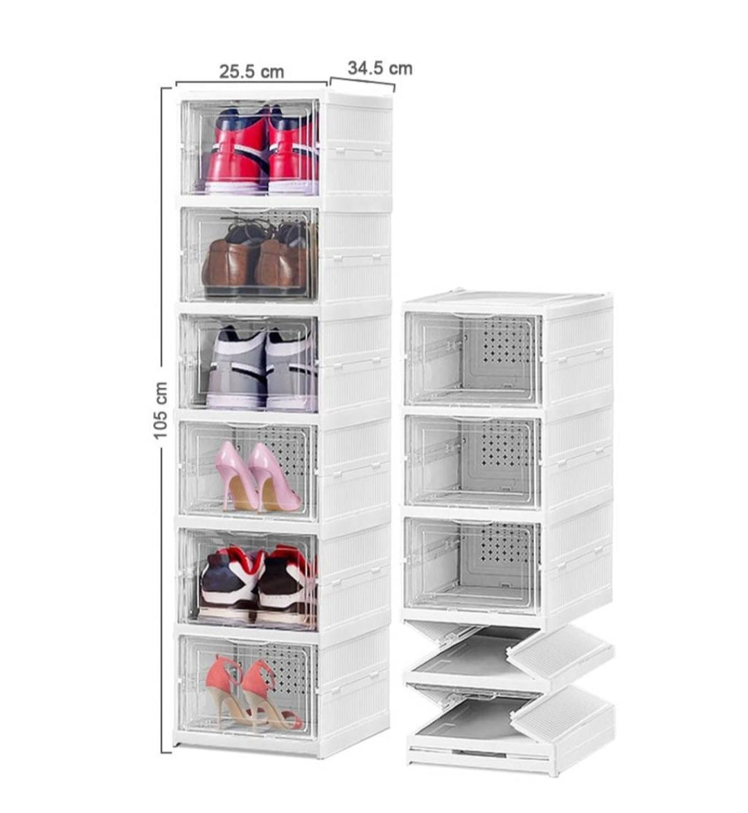 Zapatero Plegable 6 Niveles Organizador Plastico