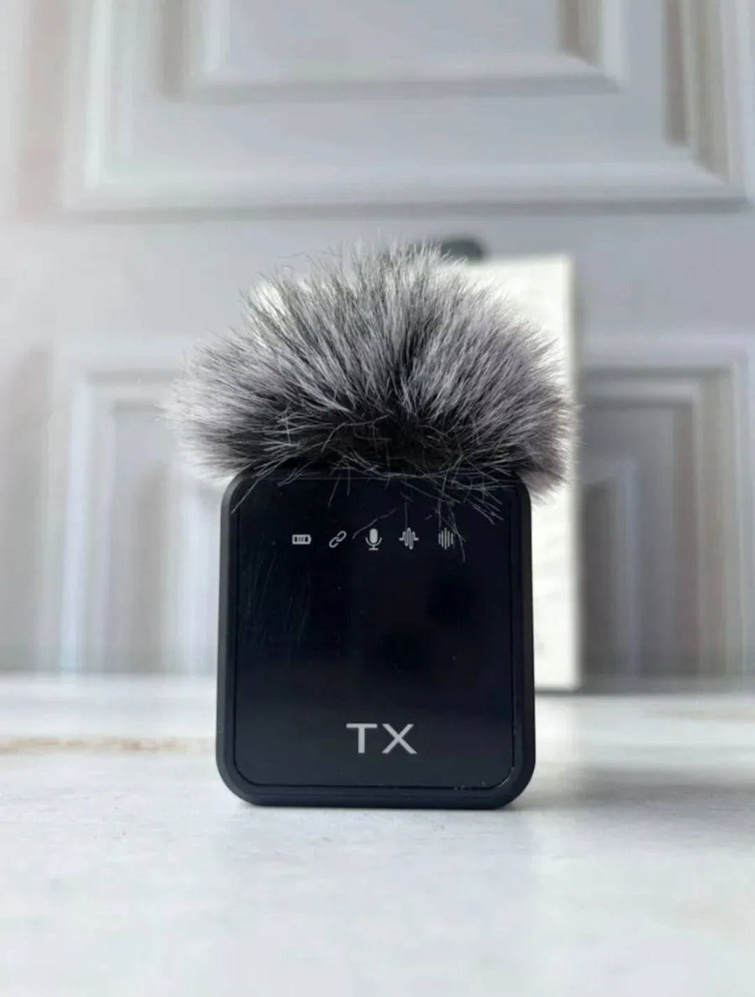 Micrófono Doble Inalambrico Solapa  Reducción De Ruido 3.5 mm Negro