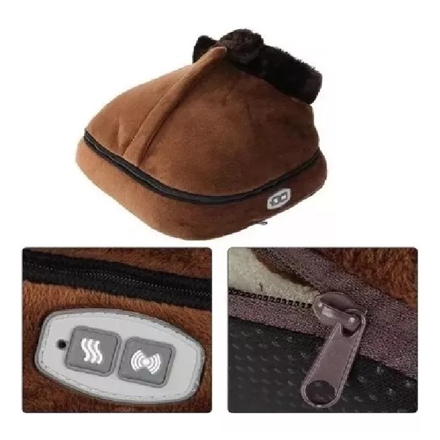 Bota Calefactor Calienta Masaje Pies Cuello Espalda Abdomen