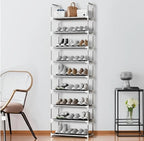 Zapatero Estante 27 Pares 9 Niveles Metalico Plástico