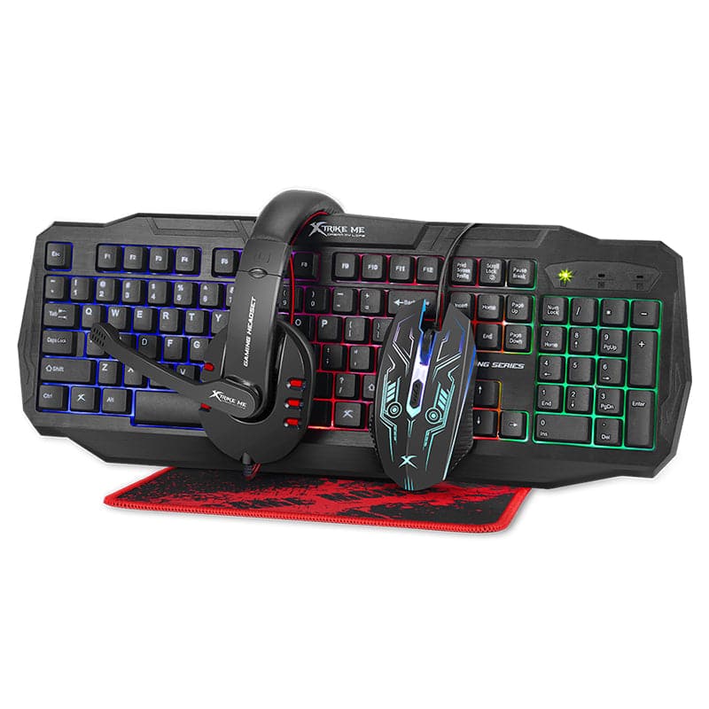 Kit Gamer 4 En 1 Xtrike Me CM406