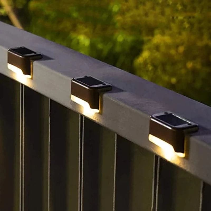 LÁMPARA SOLAR LED DE PARED IMPERMEABLE SET X 5