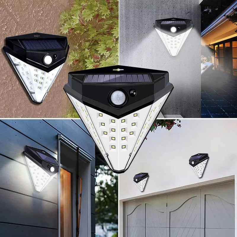 Foco 38 Led Luz Solar Diamante Sensor Movimiento Impermeable 361171099