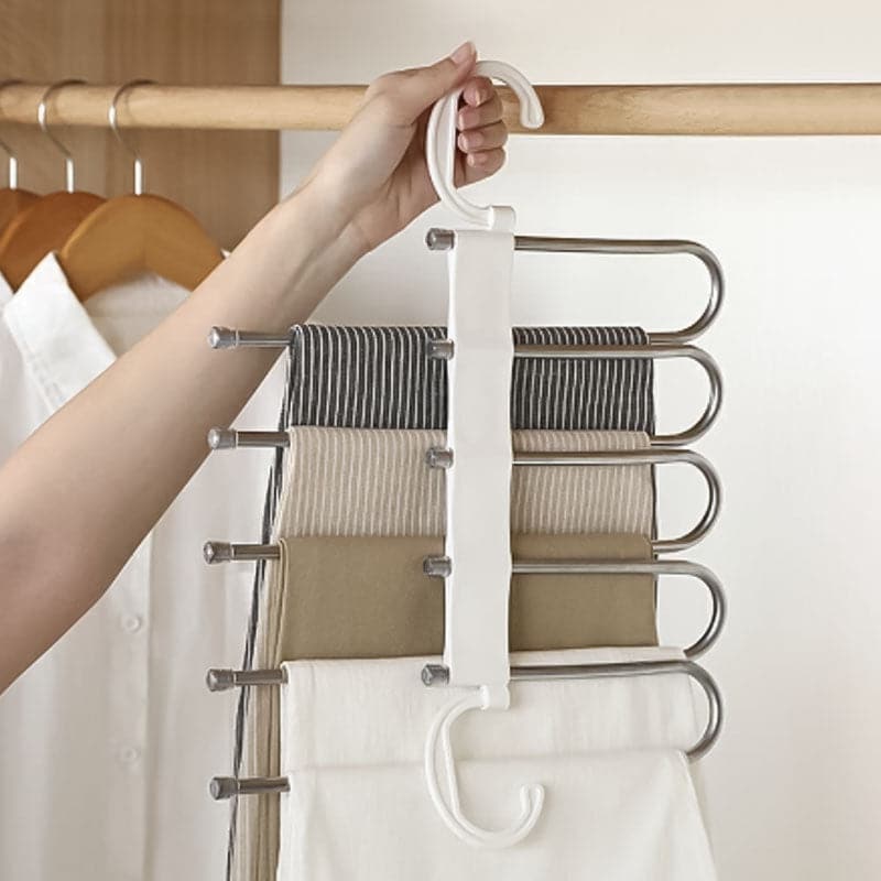 Perchero Organizador Plegable Para Pantalones