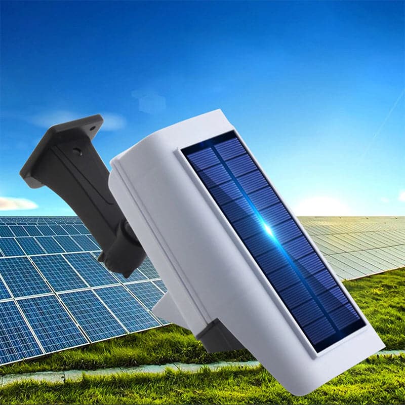 Lámpara Solar Con Sensor De Movimiento Forma Cámara