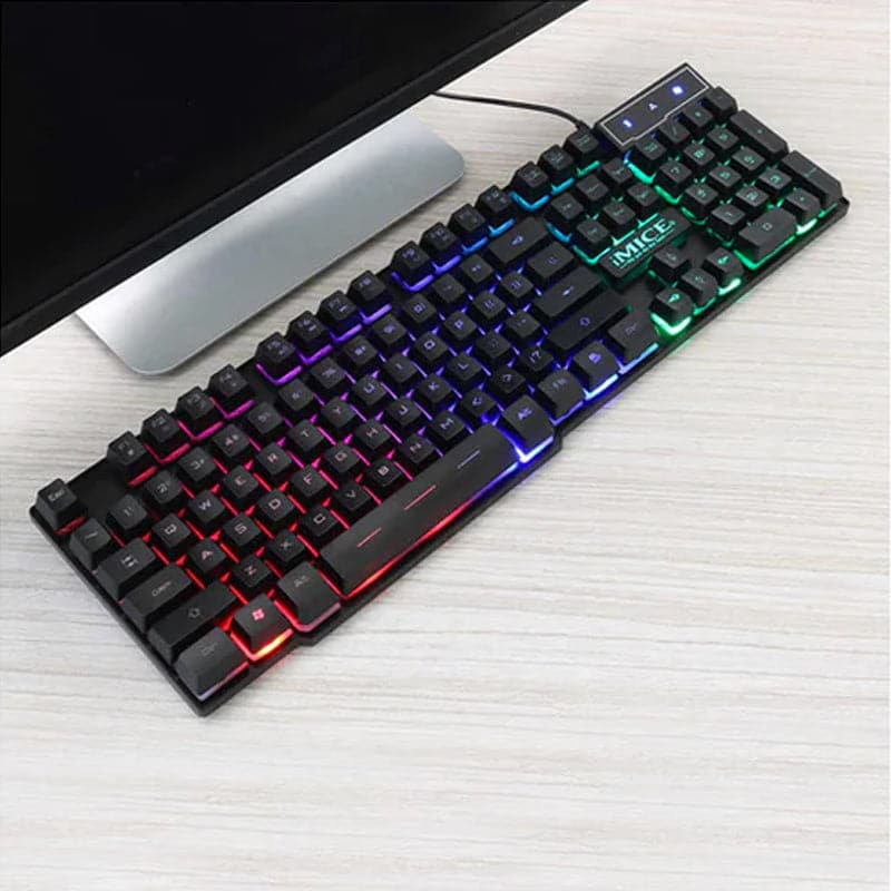 Teclado Gamer Imice AK600 RGB 104 Teclas Iluminadas