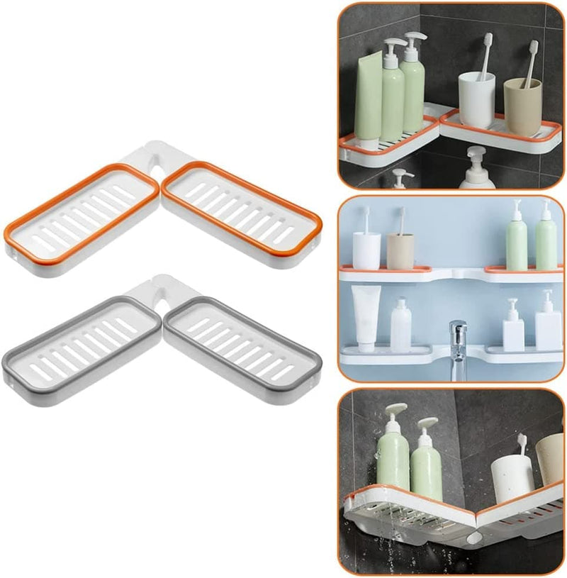 estante  de baño organizador plegable