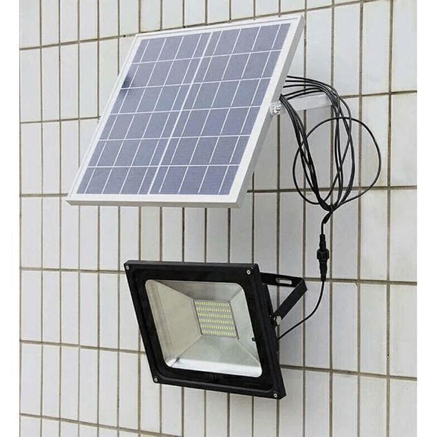 Foco Led 120w Con Panel Solar Y Control   071125080