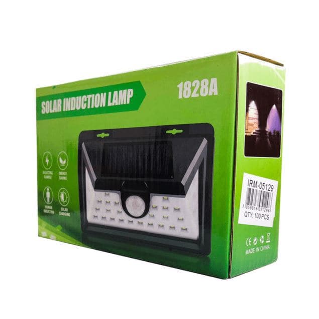 Lampara Solar 30 Led Exterior Con Sensor De Movimiento