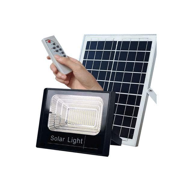 Foco Led 120w Con Panel Solar Y Control   071125080