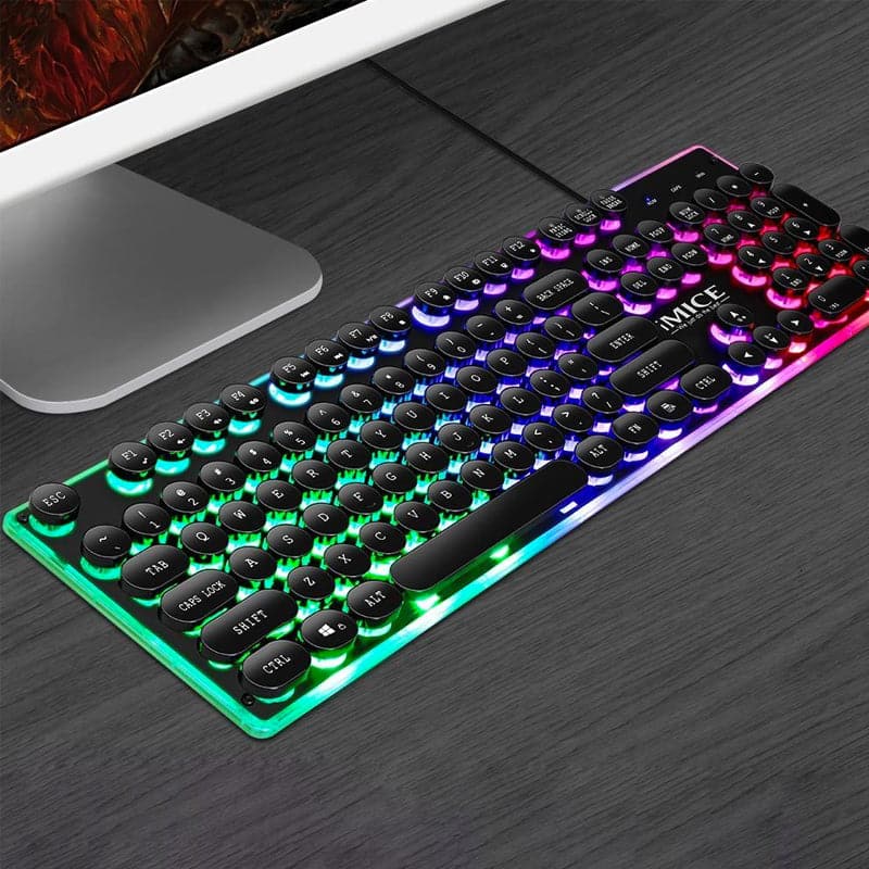 Teclado Gamer Imice AK700 RGB 104 Teclas /