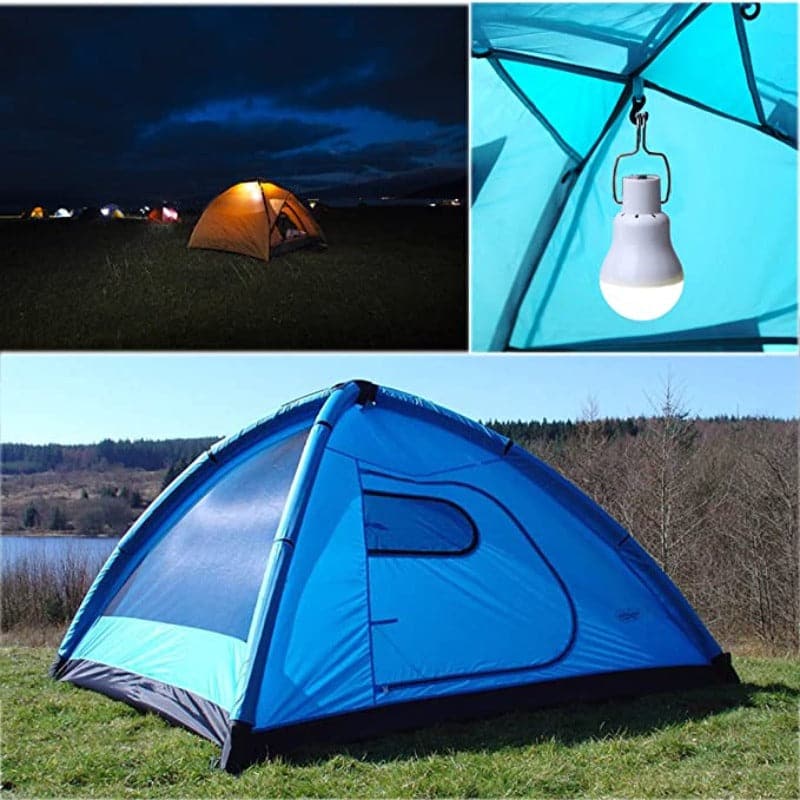 Lámpara Solar Portátil para Camping 15W, 130LM