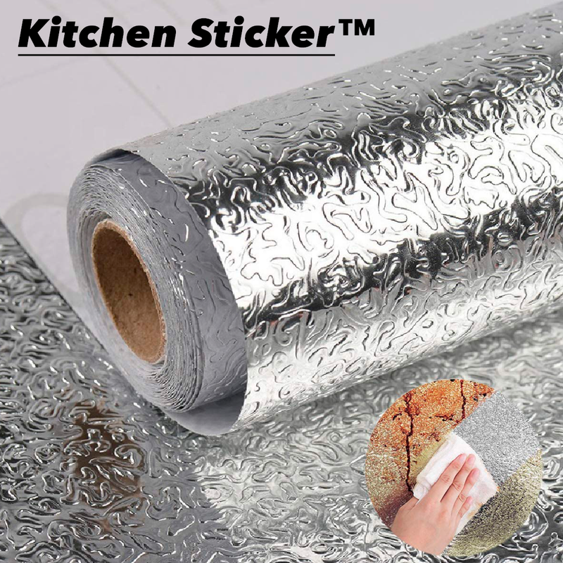 Combo x 2 rollos de papel de aluminios adhesivo multiusos - Kitchen Sticker™