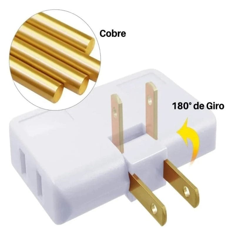 CONVERTIDOR DE CORRIENTE 3 EN 1 GIRATORIO