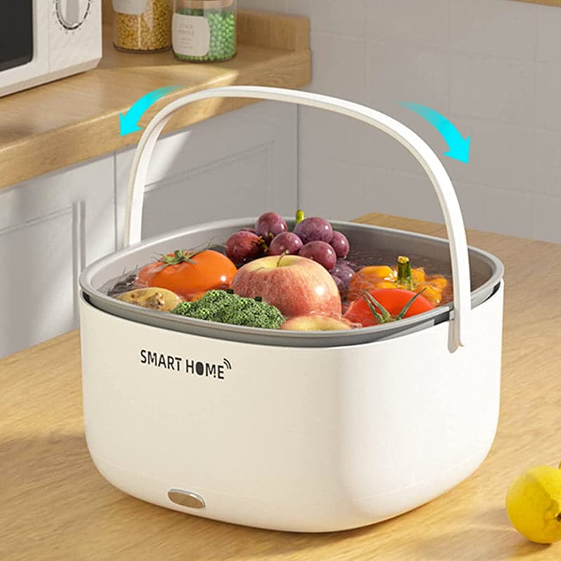 Cesta Lavadora Eléctrica Multifuncional Para Frutas Y Verduras