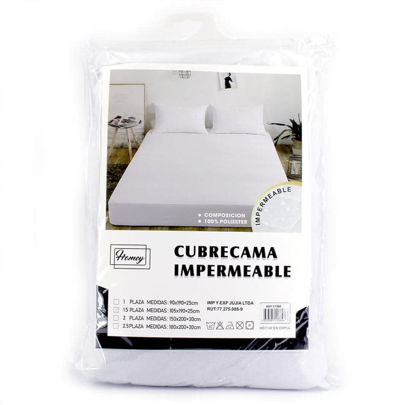 Cubre Colchón Protector Impermeable 2.5 Plazas