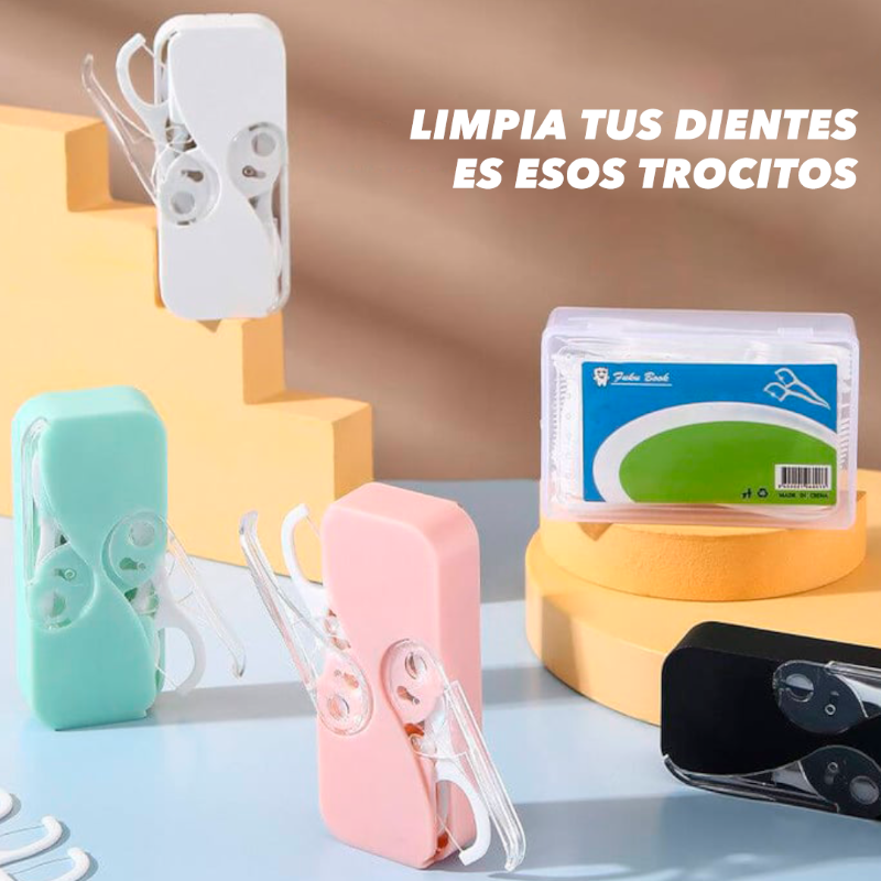 DISPENSADOR HILO DENTAL - SUPER TEETH®